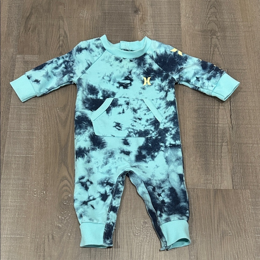 Baby Hurley surf tie dye onesie
